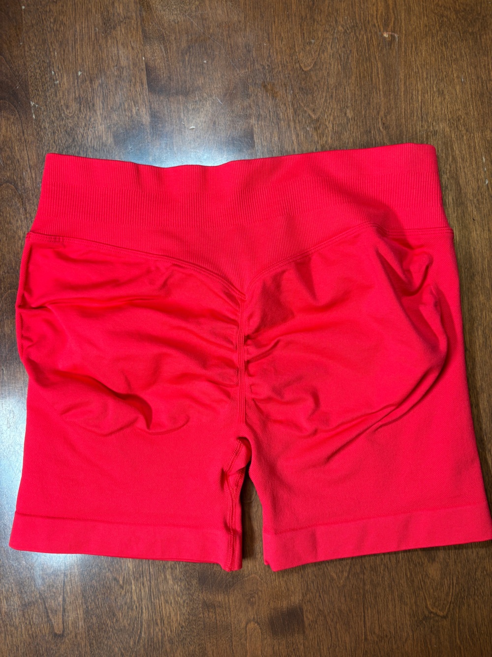 Red Performance Shorts - Picture 2 of 4